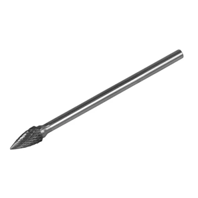 Image of Sealey Tungsten Carbide Rotary Burr Extra Long ARC Pointed Nose 10mm