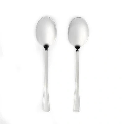 Image of Salter COMBO 7489 Elegance Buxton 20 Piece Cutlery Set Stainless Steel Service for 4 People, Includes Forks, Knives, Teaspoons, Serving Spoons, Table Dishwasher Safe, 15 Year Guarantee