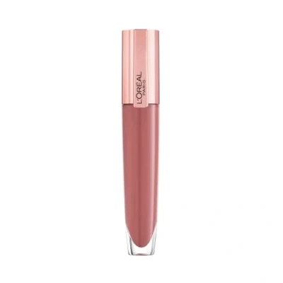 Image of L&#039;Oreal Paris Lip Gloss, Plumping and Hydrating, with Hyaluronic Acid Collagen Complex, Glow Paradise Balm In 412 I Heighten