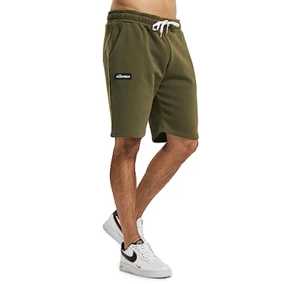 Image of ellesse Men&#039;s Noli Fleece Shorts, Khaki, XS EU