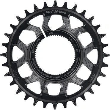 Image of E Thirteen Helix Race Spec Kenevo/Levo SL 1.1 4mm Offset Chainring 11/12s Chain Compatible