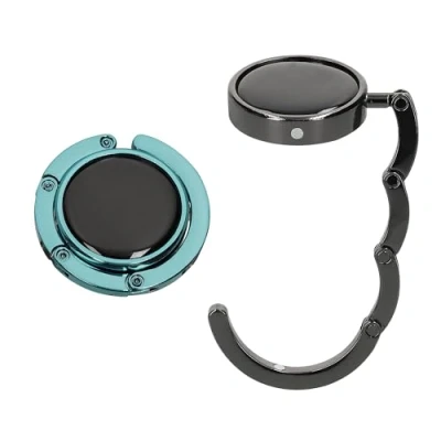 Image of kwmobile Purse Hanger for Table (Set of 2) Hook Folding Handbag Portable Bag Holder