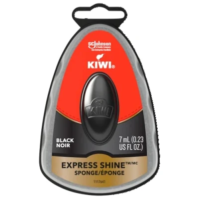 Image of Kiwi Express Shine Sponge Shoe Polish Black 0.23 Oz