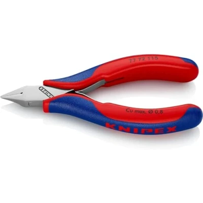 Image of Knipex Electronics Diagonal Cutter with multi component grips 115 mm 77 72