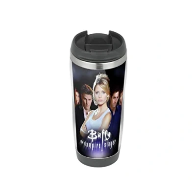 Image of Buffy The Vampire Slayer Travel Mug, Thermal Insulated Cup for Hot and Cold Beverages Drinks