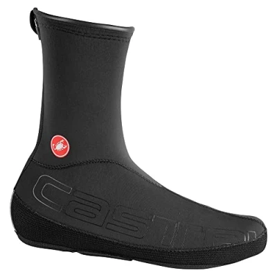 Image of CASTELLI Men&#039;s DILUVIO UL SHOECOVER Shoe Covers, Black/Black, S/M