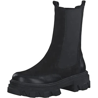 Image of s.Oliver Women&#039;s 5 25467 39 Chelsea Boot, Black, 6.5 UK