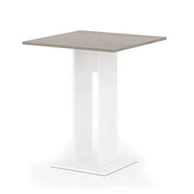 Image of Vicco Dining table Ewert, Sonoma/White, 65 x cm