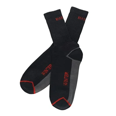 Image of Mascot 50455 914 09 Kisumu Complete Insulating Socks, Size 44 483PC, Black, Pair, Pack of 3