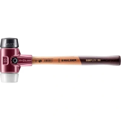 Image of Halder 3027050 50 mm 3027 Rubber/Superplastic &quot;Simlpex&quot; EH Soft Face Mallet Multi Colour