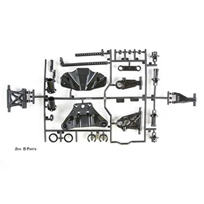 Image of TAMIYA 300051528 51528 Replacement TT 02 B Parts Suspension arm, White, Small