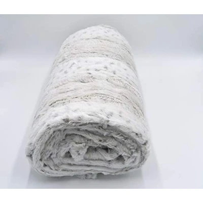 Image of Lex&#039;s Linens Opulence Premium Faux Fur Throws (Snow Leopard, 130 x 180 cm)