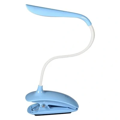 Image of Redlution LED Desk Lamp Clip on Table Lamps Flexible Clamp Dimmable Eye Care Bedside Touch Sensitive Rechargeable Reading Lights with 3 Level Adjustable Brightness