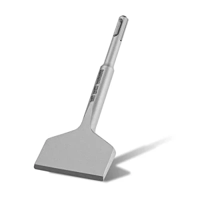 Image of SDS Chisel Bit,Monkey King Bar Plus Tile 165mm x 75mm,Angled Bent Scraper,Tile Remover Tool Wall and Floor Scraper Works