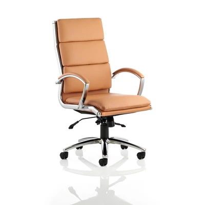 Image of Classic Executive Chair High Back Tan