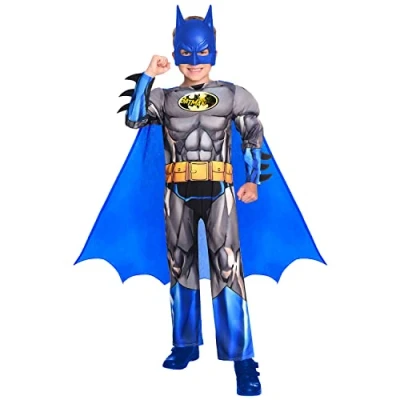 Image of (PKT) (Fix 8/8) (9906621) Child Boys Batman Brave &amp; Bold Costume (4 6yrs)