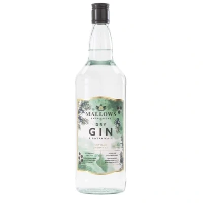 Image of Expressions Gin by Mallows, 70cl, 37.5% ABV, Hand made in Wales small batches, Welsh Gin, 9 botanicals, to drink not gather dust on a shelf