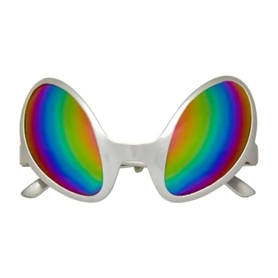 Image of W WIDMANN MILANO Party Fashion Alien Glasses with Holographic Lenses, Alien, Space, Accessory, Themed Party, Carnival