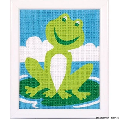 Image of Vervaco Frog Tapestry Kit, Multi Colour