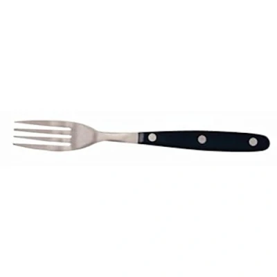 Image of Stalwart C135 Steak Fork, Black Handle (Pack of 12)