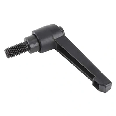 Image of Adjustable Clamping Lever Handle M8 Knob 16 60mm Handles Push Button Ratchet Machinery Locking External Male Thread Replacement for Tool Making Plant Construction(M8*20)