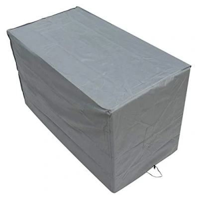 Image of Oxbridge Grey Small Bistro Outdoor Garden Patio Furniture Set Cover 1.52m x 0.82m 0.92m/5ft 2.7ft 3ft 5 YEAR GUARANTEE