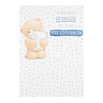 Image of Hallmark Forever Friends Communion Card Grandson Medium