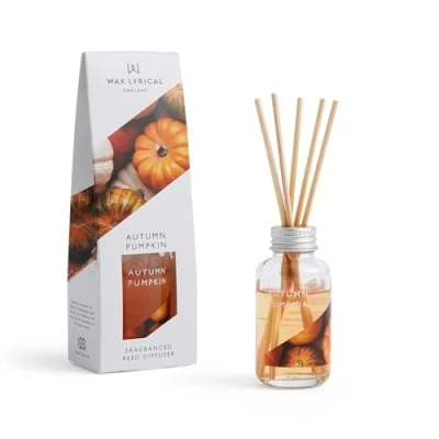 Image of Wax Lyrical Autumn Pumpkin Reed Diffuser 40ml, Orange