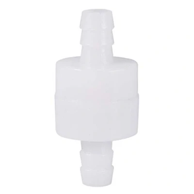 Image of Hilitand 8mm Check Valve, Plastic Inline One Way Non Return Valve for Water Fuel Gas Liquid Air