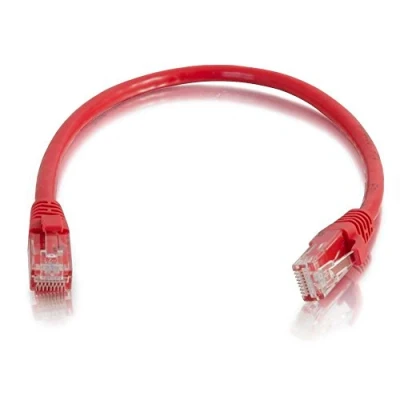 Image of C2G 83222 1.5M RED Cat5e Ethernet RJ45 High Speed Network Cable, LAN Lead Unshielded PVC UTP Patch Cable