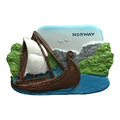 Image of Wedare 3D Norway Refrigerator Magnet Travel Sticker Souvenirs,Home &amp; Kitchen Decoration Fridge from China