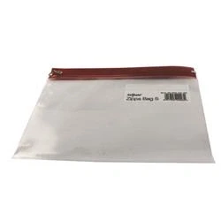 Image of Snopake Zippa Bag Polypropylene A5 140 Micron Red (Pack 25)