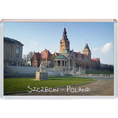 Image of Szczecin Poland Jumbo Fridge Magnet ID923