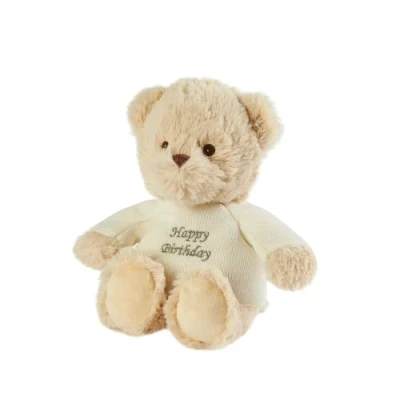 Image of Warmies® Fully Heatable Soft Toy Scented with French Lavender Happy Birthday Teddy