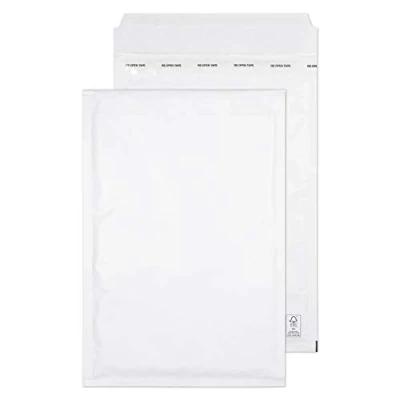 Image of Blake Purely Packaging C4 340 x 220 mm Envolite Peel &amp; Seal Padded Bubble Envelopes (F/3) White Pack of 100