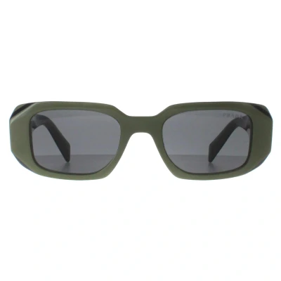 Image of Prada Symbole Sunglasses, Size: 49, Sage/black