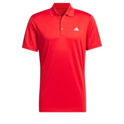 Image of adidas Performance Polo shirt, Men&#039;s, Size: XL, Collegiate red