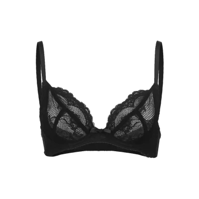 Image of Gossard Superboost NON Padded Plunge BRA Underwired bra, Women&#039;s, Size: 38B, Black