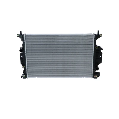 Image of 1768469, 2066575, 2100015, 2113221, 5184273 Engine radiator NRF 59282 Aluminium 670mm 449mm 26mm Brazed cooling fins FORD: Mondeo 5, 5 Kombi