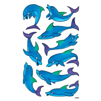 Image of Naklejki na blyszczacym papierze Z Design Kids Delfiny: 53444
