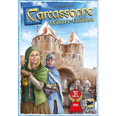 Image of Hans im Glück HIGD0506 Carcassonne Winter Edition Game, Single, Multicoloured, Colourful, 3. Eigenständig