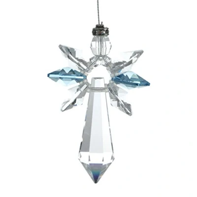 Image of Crystals lucky crystal angel, Crystal, aquamarine, 19,4 x 3,5 1 cm