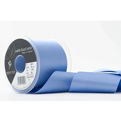 Image of Berisfords Double Faced Satin Ribbon, Lupin, 70 mm Width, 20 metre Length