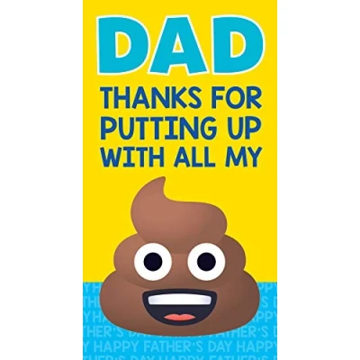 Image of Joy Pixels Fathers Day Card for Your Dad