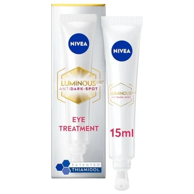 Image of NIVEA Cellular LUMINOUS 630 Anti Dark Circles Eye Treatment Cream (15ml), for with Hydrating Formula, Made Caffeine and Hyaluronic Acid