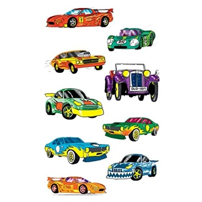 Image of Avery Zweckform 53198 Children Sticker, 63 Paper Material Cars