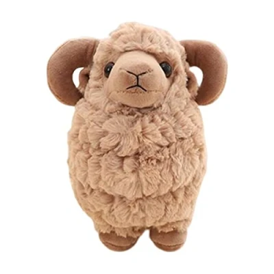 Image of chimu Lamb Plush Toy Goat Stuffed Animal Sheep Toy, Soft Cuddly Plushie Hugger Boys &amp; Girls, for Girlfriend Fengfei