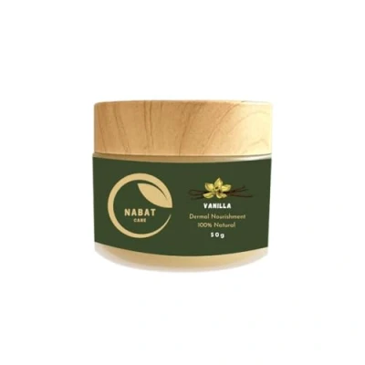 Image of Nabat Care Dermal Nourishment Ointment (100% Natural, Organic and Pure) Suitable for Dry Sensitive Skin (50g, Vanilla)