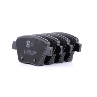 Image of JZW698451Q Brake pad set FEBI BILSTEIN 16797 Rear Axle excl. wear warning contact with screw VOLKSWAGEN: Touran I, GOLF 6, Scirocco III