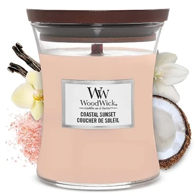 Image of WoodWick Scented Candle Medium Coastal Sunset 11 cm / ø 10